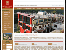 Tablet Screenshot of hoteljwalpapalace.com